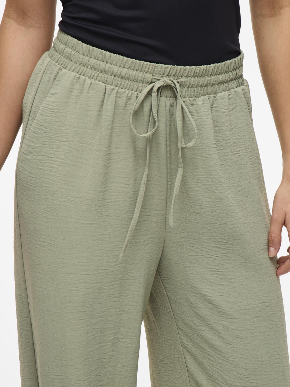 VIJOSA Trousers - Oil Green - VERO MODA & VILA Bergvik